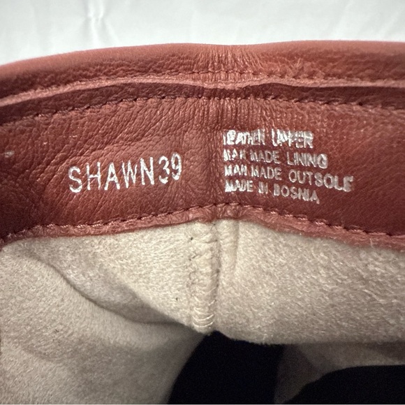 Miz Mooz Leather Ankle Boots Triple Strap Merlot Red - Picture 7 of 12